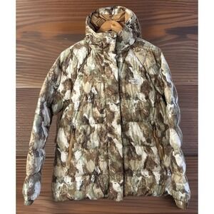 The North Face Women's Hydrenalite 600 Down Coat Midi Almond Butter Sz‎ Small